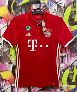 Bayern Munich FC 2016 2017 Home Football Shirt Soccer Jersey Adidas Mens size M - Picture 1 of 19
