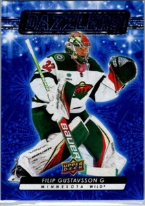 2023-24 Upper Deck Hockey Series 2 Filip Gustavsson Dazzlers Blue #DZ-55 Wild - Picture 1 of 2