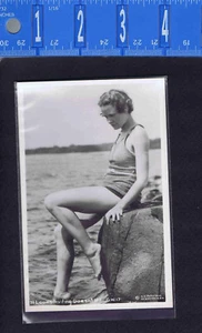 Bathing Beauty Swim Suit EKC REAL PHOTO RPPC Postcard A A Peterson QW17 - Picture 1 of 2