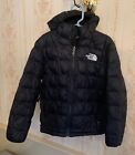 North Face quilted puffer jacket with detachable hood size 7/8
