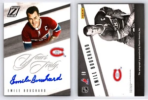 Tarjeta con autógrafo de EMILE BOUCHARD 2011 Panini Hockey Yours - Imagen 1 de 1