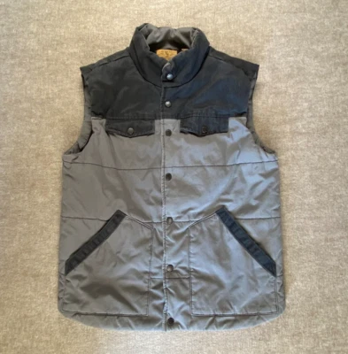 Red Head Ranch Vest Men's Medium Outdoor Workwear Western Puffer ~ Two Tone Grey - Image 1 of 4