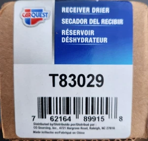 CARQUEST A/C Compressor Kit-Receiver Drier / Desiccant Element Kit  T83029 - Picture 1 of 1