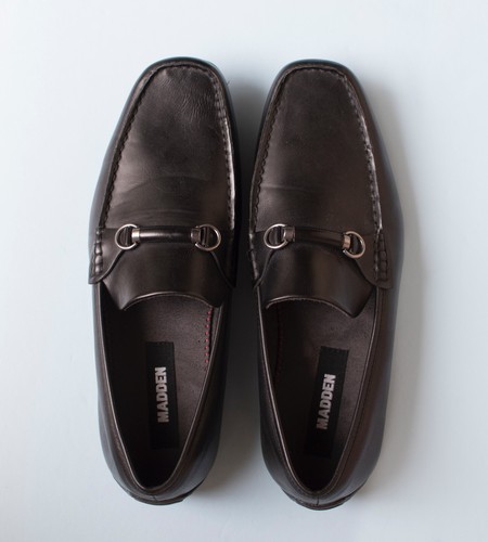 GREATS OTTIME CONDIZIONI STEVE MADDEN MOCASSINO SLIP ON UOMO PELLE NERO TAGLIA 10