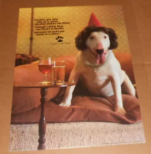 Spudeena Spuds McKenzie 1987 Poster 28x22 Budlight Bier RAR - Bild 1 von 2