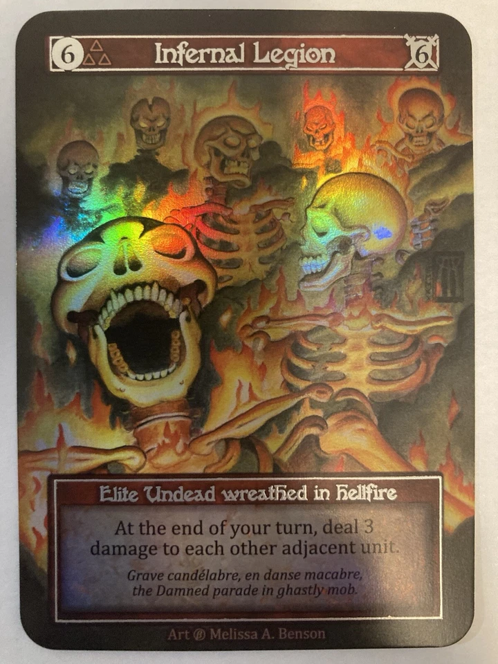 Sorcery Contested Realm TCG Beta Summer Infernal Legion ELITE FOIL ! - Image 1 of 1