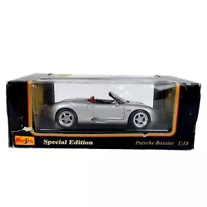 Maisto Edición Especial Prototipo Plata Porsche Boxster 1:18 Original Concept - Imagen 1 de 19