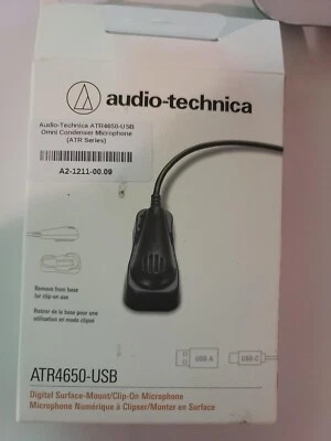 ATR4650-USB Omni Condenser Microphone (Audio-Technica) - Image 1 of 4