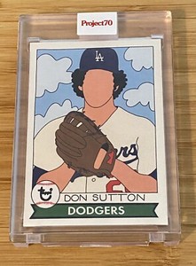 HOF Don Sutton, Los Angeles Dodgers, TOPPS PROJECT 70 by Fucci, Card #209
