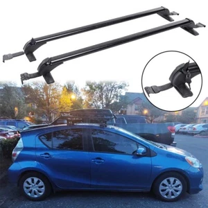 43.3" Roof Rack Cross Bar Top Luggage Rack Carrier For Toyota Prius C 2013-2021 - Picture 1 of 11