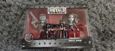 Figuras Jada Metals Die Cast DC Comics Escuadrón Suicida El Jefe del Joker y Harley Quinn. Foto 1 de 4
