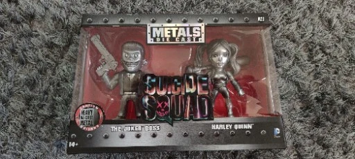 Jada Metals Die Cast DC Comics Suicide Squad The Joker Boss & Harley Quinn Figs. - Image 1 of 4