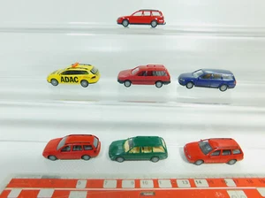 7X WIKING H0 1:87 Modello PKW Volkswagen/VW: Passat ADAC Ecc, Mint #BO582-0,5 - Foto 1 di 5
