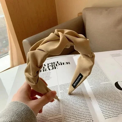 Bandas para el cabello con aro de flores para mujeres niñas diadema ancha accesorios para el cabello prendas para la cabeza Foto 1 de 4