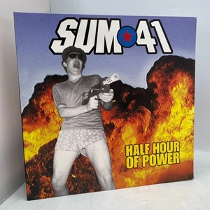 Sum 41 Half Hour Of Power Vinyl LP US 2017 Gold w/Opaque Red Smoke NM/VG+ - Picture 1 of 3