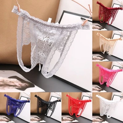 1pc Heißer Verkauf G-String-Slips Spitzenhöschen Offener Schritt Sexy Slips - Bild 1 von 4