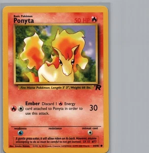 Ponyta | 64/82 Common Regular | Team Rocket Unlimited | WOTC | MP - Imagen 1 de 2