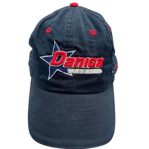 Danica NASCAR Racing Mütze Kappe marineblau rot Stern Logo verstellbarer Riemen hinten - Bild 1 von 7