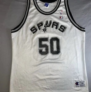 Jersey Vintage Champion David Robinson San Antonio Spurs Blanco Talla 48 XL - Imagen 1 de 12