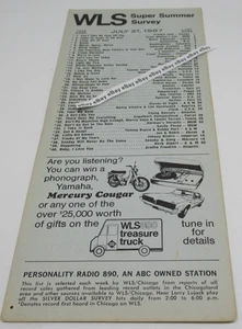 WLS Radio 89 Chicago TOP 45 Umfrage 21. Juli 1967 #1 Single Frankie Valli - Bild 1 von 4