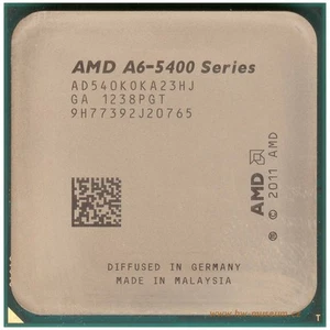 AMD A6-5400k CPU Processor Socket Fm2 65w 3,60ghz Max 3,80ghz 2c Refurbished - Picture 1 of 2