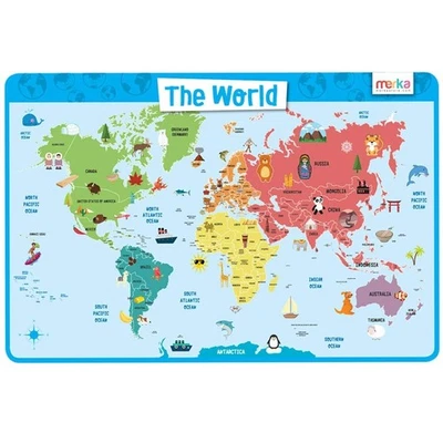 Placemats - Map World - Image 1 of 4