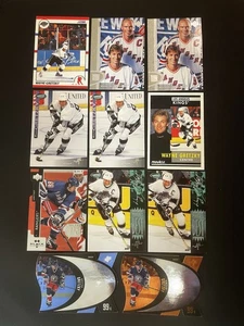 Assorted Wayne Gretzsky Lot (11 cards) Parkhurst, Pinnacle, Score, Upper Deck - Picture 1 of 2