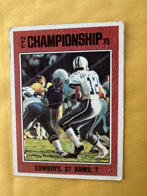 1976 Topps - Roger Staubach #331 Dallas Cowboys - Image 1 of 2
