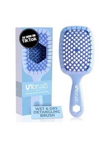 UNbrush Detangler Hair Brush, Periwinkle Light Blue - Picture 1 of 6
