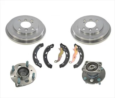 Rear Drums Brake Shoes Hub Bearings for 11-19 Ford Fiesta Rear Drum Brakes 5pc - Image 1 of 4
