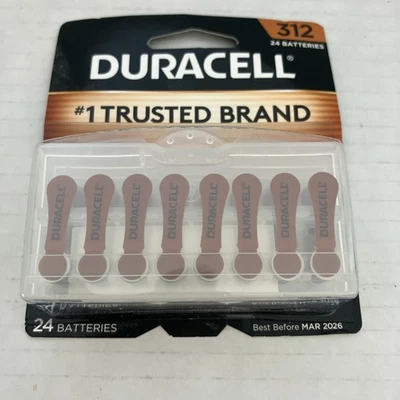 Batería Duracell tamaño 312 - 24 piezas pilas para audífonos caducan 03/2026 Foto 1 de 2