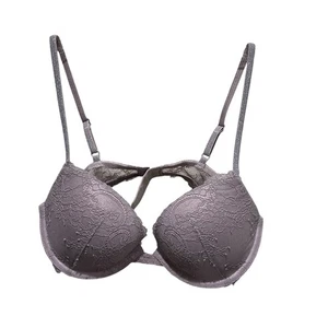 GapBody Favorite Demi Reggiseno a Tuffo Pizzo Sparkle Strap Grigio Viola Donna Taglia 34B - Foto 1 di 7