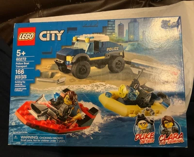 LEGO City Police Police Boat Transport 60272 Factory Sealed - Image 1 of 4