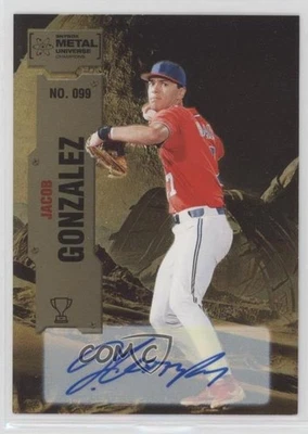 2022 Skybox Metal Universe Champions Gold Auto /25 Jacob Gonzalez #099 Auto - Image 1 of 2