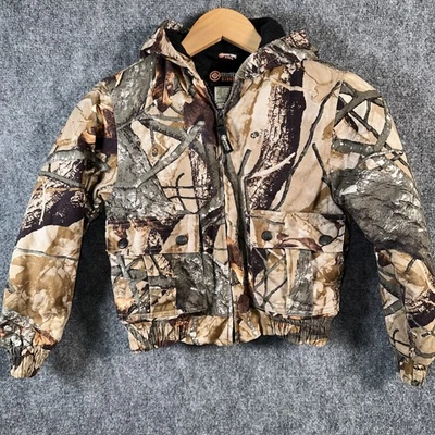 Outfitters Ridge RealTree Hardwoods Camo Winter Hunting Jacket Youth Sz S (6-7) - Image 1 of 4
