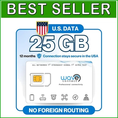 Seamless 25GB SIM for 4G & 5G - Instant Activation & Flexible Refill Options - Image 1 of 4