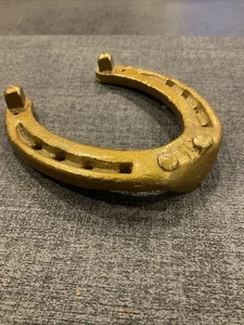 Hufeisen, goldfarbig, Deko - Bild 1 von 4