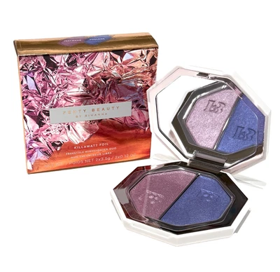 FENTY BEAUTY Killawatt Foil  Freestyle Highlighter Duo  7DAYWKND & POOLSIDE  NEW - Image 1 of 3