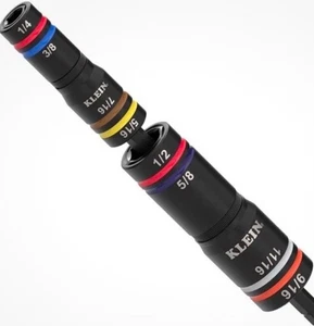 Klein Tools 652QS Quad-8 Prese a percussione a pozzetto profondo resistenti, SAE, 3 pezzi - Foto 1 di 3