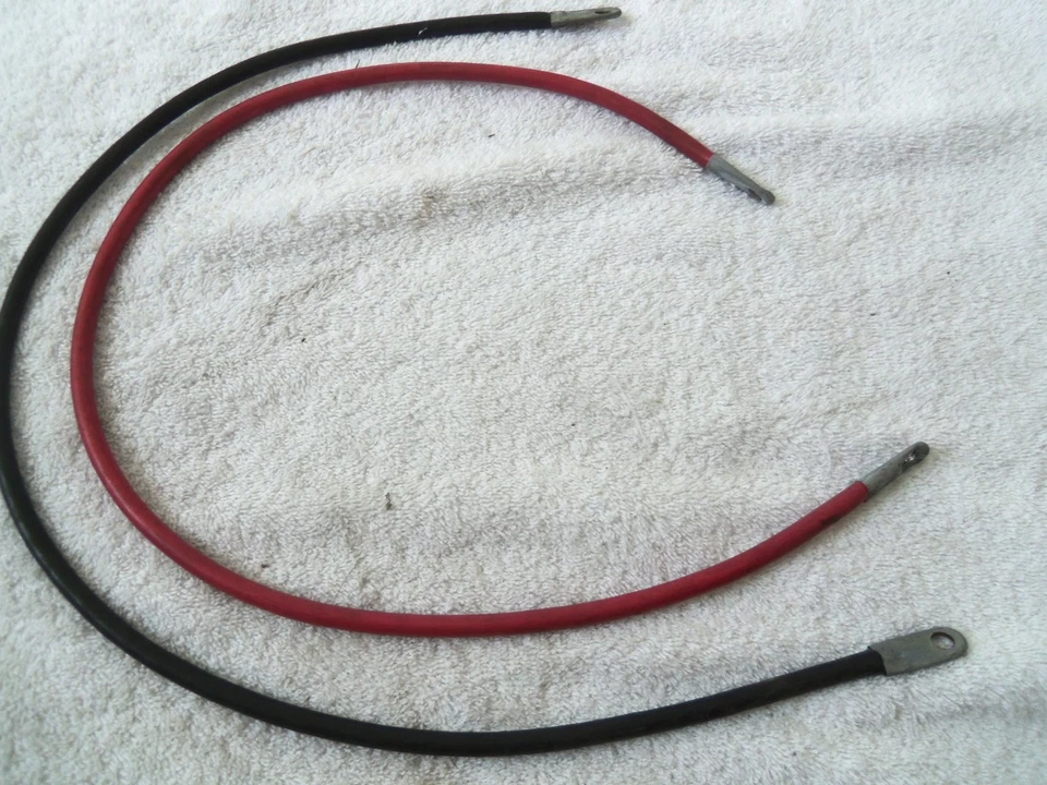 SKI-DOO Alpine- BATTERY CABLES+ 409-6040, 409-6094- Vintage Snowmobile Parts-NEW - Image 1 of 1