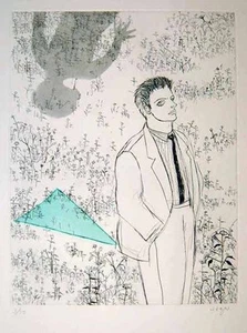 Nobuko Itozu "The Picture of Dorian Gray" Original Etching S/N - Picture 1 of 1