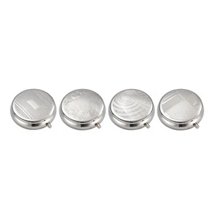 4 x Taschen Aschenbecher Champ Mini mit Deckel kleiner Reiseaschenbecher Metall - Bild 1 von 12