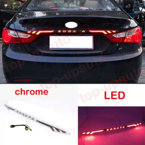 For Hyundai Sonata 2011-2014 chrome LED Tailgate Light Brake Turn Signal Light - Picture 1 of 11