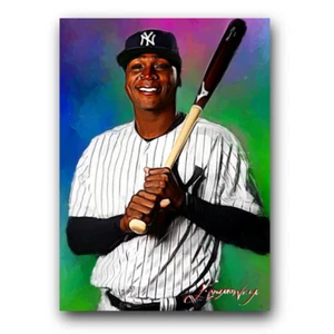 Didi Gregorius #2 Art Card Limited 32/50 Edward Vela Signed (New York Yankees) - Picture 1 of 2