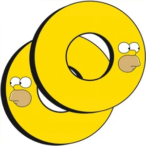 GripDonuts.com® Premium Grip Donuts for Dirt Bike Motorcycle BMX - Homer Simpson - Picture 1 of 8