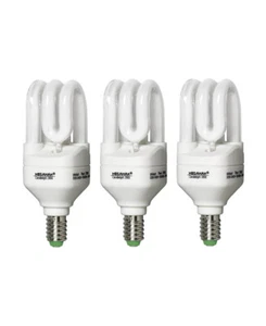 3er Set Energiesparlampe Röhre Warmweiß 9W E14 Warmweiss 230V Megaman MM80840