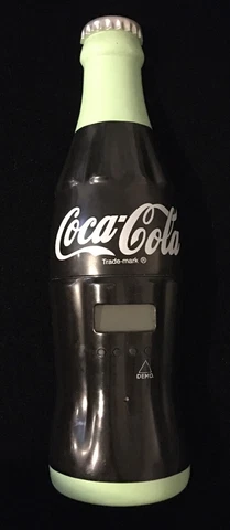 Vintage Waco (1998) Coca-Cola Bottle Musical & Talking Wall Clock Cover