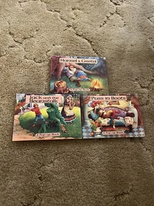 Lot Of 3 Big Time Fairy Tale Pop-Up Books Playmore Waldman - Picture 1 of 5
