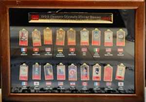 MacDonald x Cola 1998 Nagano Olympic Winter Games Historial Pins Collection - Picture 1 of 11