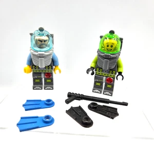 LEGO Lot of 2 ATLANTIS Mini Figures People Atlantis sea FREE POST - Foto 1 di 3